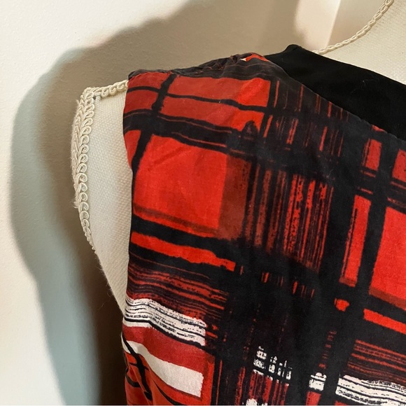 Jacob rust orange cotton silk blend dress 6 - Picture 13 of 14